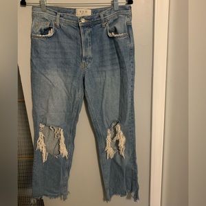 🦋 Distressed Free People jeans 🦋